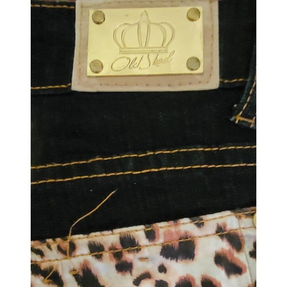 Old Skool Urban Wear, Dark Wash, High Rise, Flare Jeans, Women's Size 24 - Picture 5 of 8